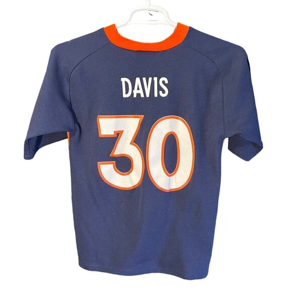 Denver Broncos Terrell Davis Jersey Vintage USA made Kids Large 14/16 GUC - Picture 2 of 6